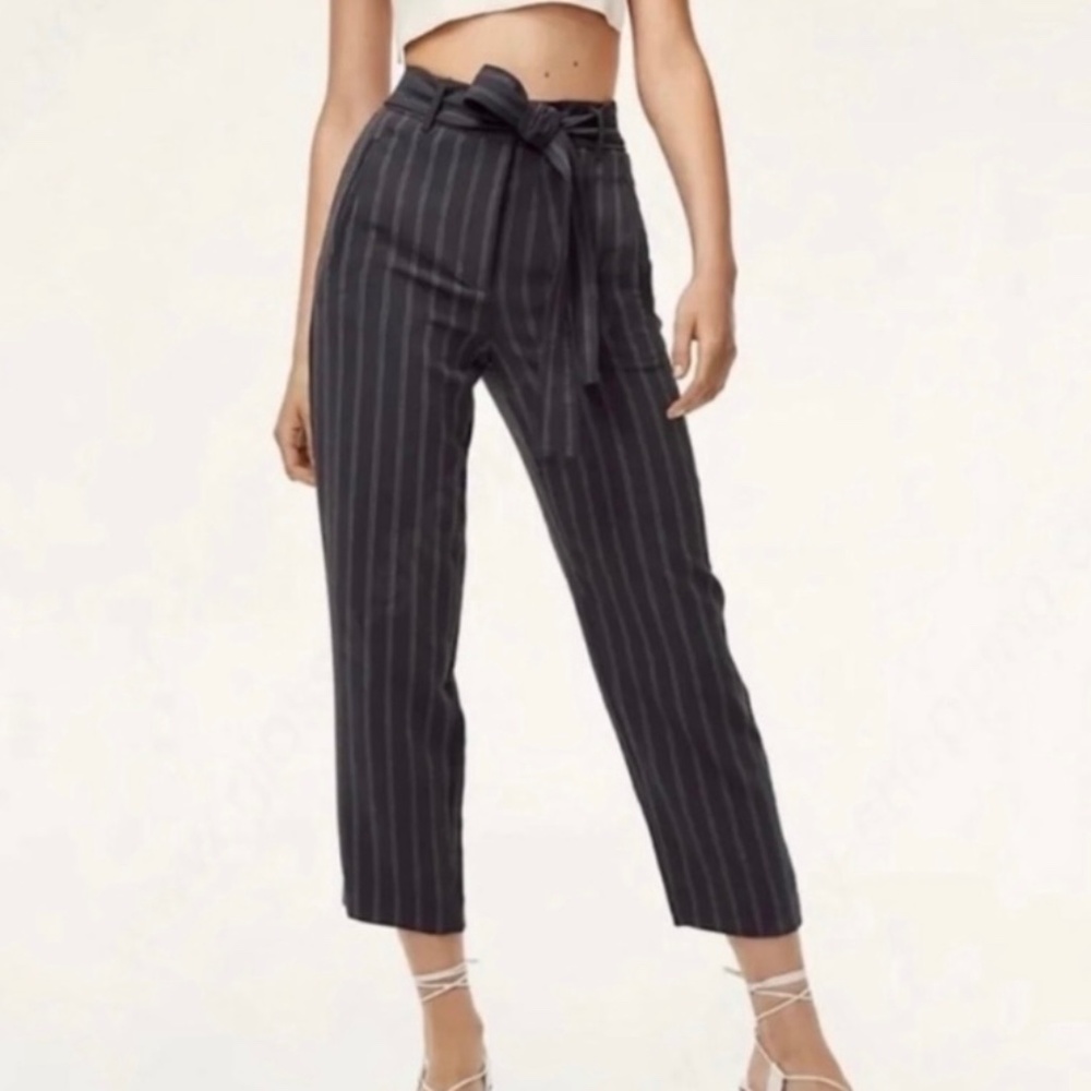 Aritzia Navy Jallade Pants Size 4 NWOT